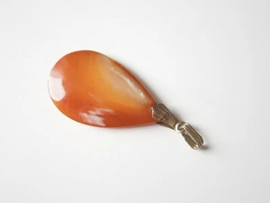 Anhänger Perlmutt Tropfen Karamell 4,6 g/4,3 x 1,9 x 0,6 cm - Bild 1 von 5