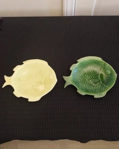 Pair Of Vintage Cemar Fish Plate Platter 638~Excellent Condition - Picture 1 of 11