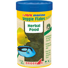 Sera Marine Veggie Flakes Nature 250mL Herbivore Food for Marine and Reef Fish