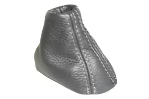 Shift Boot Automatic Compatible With Volvo V 70 IN Real Leather Anthracite - Picture 1 of 2