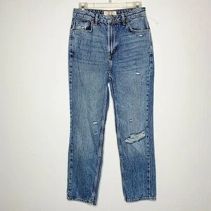 WE THE FREE Jeans Damen 27 Dakota Straight Leg High Rise Distressed Neu ohne Etikett - Bild 1 von 4
