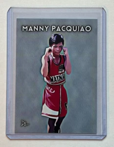 Manny Pacquiao Limited Artist Signed "Boxing Legends" Trading Card 1/10 - Picture 1 of 2