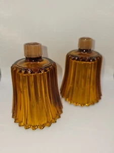 Set of 2 Vintage Homeco Votive Cups Gold - Picture 1 of 3