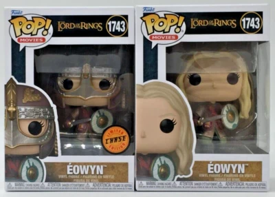 Funko POP! Movies Lord of The Rings Eowyn #1743 CHASE & Common Set of 2 W/PP