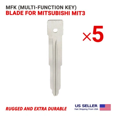 5X MFK (llave multifunción) llave de recarga hoja en blanco para Mitsubishi MIT3 Foto 1 de 2