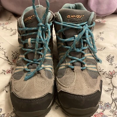 Botas de senderismo Forza de alta tecnología para mujer gris/verde azulado talla 6 Foto 1 de 4