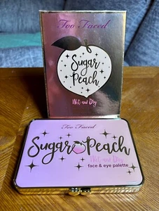 TOO FACED SUGAR PEACH WET & DRY FACE & EYE PALLETTE NEW! - Picture 1 of 3