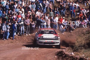 CARLOS SAINZ TOYOTA CELICA GT4 RALLY 1990 35 mm FOTOGRAFIA DIAPOSITIVA LUIS MOYA - Foto 1 di 4
