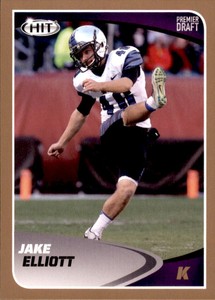 2017 SAGE HIT Premier Draft Gold #80 Jake Elliott