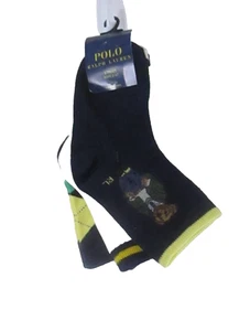 NWT Polo Ralph Lauren Boys Casual Crew Socks 3-Pairs 2-4T Multi-Color - Picture 1 of 2