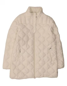 FILA Womens Padded Coat UK 14 Medium White Polyester DD01 - Picture 1 of 5