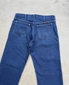 Wrangler Jeans Mens 30x30 Blue 13MWZ Cowboy Cut Denim Pants Western Rodeo Work - Picture 1 of 13