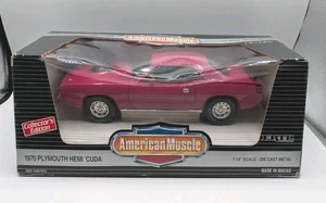 ERTL American Muscle 1970 Plymouth Hemi Cuda 1/18 Die Cast Model Car 1993 in Box - Picture 1 of 8