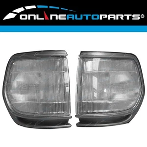 LH+RH Front Corner Lights Pair for Toyota Landcruiser 80 Series Sahara 1990-1997 - Picture 1 of 2