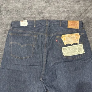 Jeans originales vintage 1984 Deadstock Levi’s 501 Shrink To Fit 44x32 nuevos con etiquetas - Imagen 1 de 12