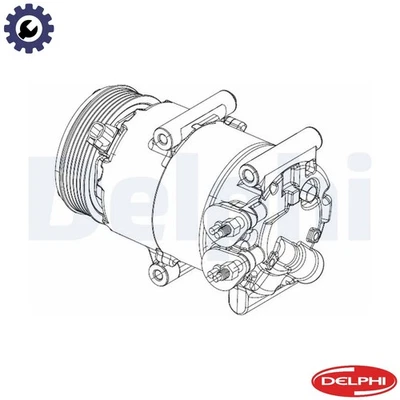 COMPRESSOR AIR CONDITIONING CS20324 FOR FORD FIESTA/VI/Van KVJA/F6JDSPJC 1.4L - Image 1 of 4