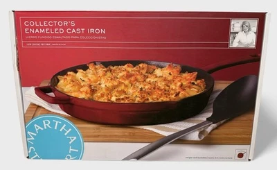 Sartén de hierro fundido esmaltada Martha Stewart Collectors 12 pulgadas arándano nueva en caja Foto 1 de 4