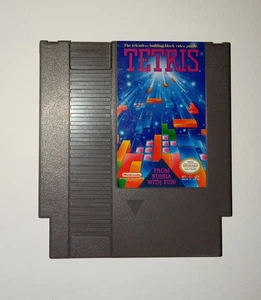 Tetris Nintendo NES 1989 Spiel Cartridge Official GETESTET FUNKTIONIERT - Bild 1 von 4