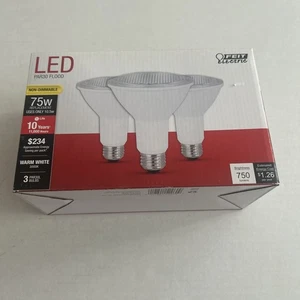 Feit PAR30 E26 (Medium) LED Bulb Warm White 75 Watt Equivalence 3 pk - Picture 1 of 5