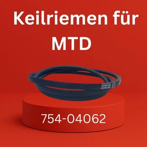 Keilriemen 754-04062  Mähwerk 96cm MTD Cub Cadet Wolf Garten Bolens Yard Man - Bild 1 von 1