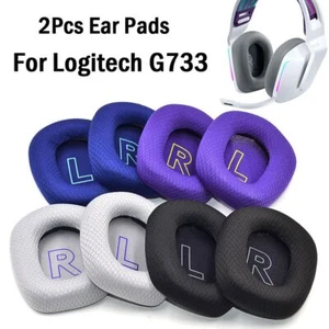 Gaming Headset Replacement Foam Sponge Cushion Ear Pads For Logitech G733 - Picture 1 of 13