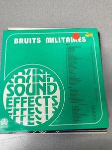 Bruits Militaires - Militärische Soundeffekte (siehe Liste) - Vinyl-LP - Bild 1 von 2