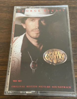 GEORGE STRAIT PURE COUNTRY SOUNDTRACK VINTAGE CASSETTE TAPE - Image 1 of 4