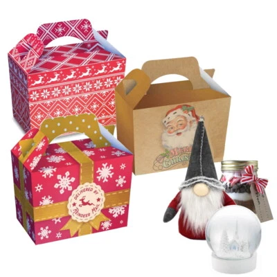 Christmas Table Present Box - Adult Party Decoration Gift Boxes - Secret Santa