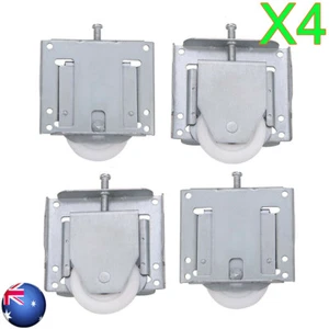 4x Sliding Security Screen Door Rollers Wheels Best quality Fr Cupboard Wardrobe - Picture 1 of 10