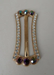 Paul Eiselt & Sohn, Neugablonz = grosse Art Deco Gürtelschnalle (64945) - Bild 1 von 1