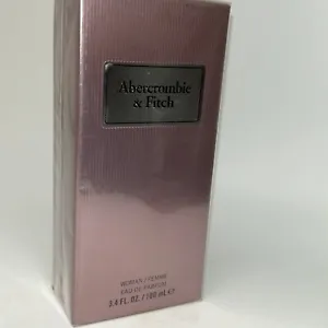 ABERCROMBIE & FITCH FIRST INSTINCT 100ML EDP SPRAY HER- NEW, SEALED, BOX DAMAGE - Picture 1 of 5