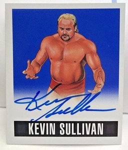 Kevin Sullivan 2017 Leaf Originals Wrestling 2014 BLUE on-card Autograph Auto/25