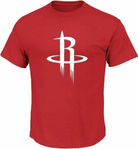 T-shirt manica corta bambino Houston Rockets rossa logo primario - Foto 1 di 3
