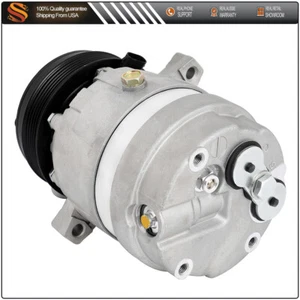 AC A/C Compressor & Clutch For 3.8L V6 96-05 Buick Pontiac Oldsmobile CO 20195C - Picture 1 of 17