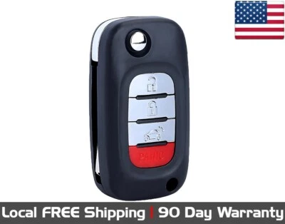 1x New Quality Replacement Flip Key Fob Remote For Select Smart For Two / four - Image 1 of 4
