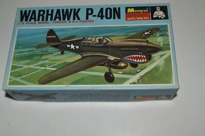 RB MONOGRAM WARHAWK P-40N 1/72 Scala Modello Kit - Nuovo / Aperto Scatola - Immagine 1 di 3