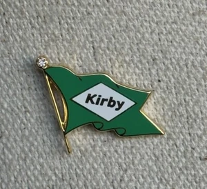 NewStunning Kirby Diamond 14K Yellow Gold Green Enamel Tie Task Lapel Pin 2.7 gr - Picture 1 of 13