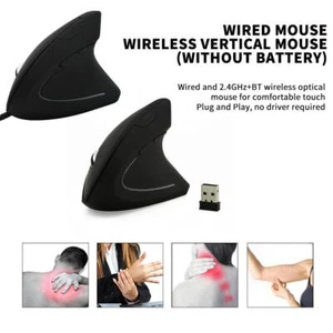 Anker Mouse Ergonomico Ottico USB Cablato Verticale T5Z38 - Foto 1 di 22