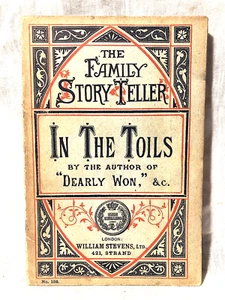 Victorian Shilling Novel - In the Toils - Stevens 1900 - Rare - Stella M During - Imagen 1 de 7