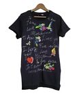 LOVE MOSCHINO Embroidered Cotton Long Shirt