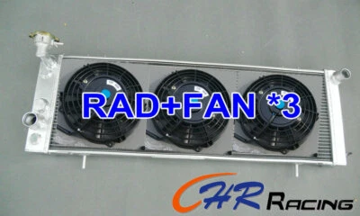 Aluminum Radiator & 3X FAN For Jeep Cherokee XJ / Wagoneer Truck 1991-2001 92 MT — 第 1/4 张图片