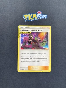 Pokemon TCG Bellelba & Brycen-Man Cosmic Eclipse 186/236 Regular LP. - Picture 1 of 3