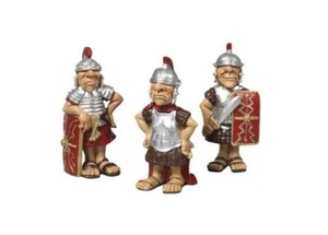 3 Pezzi Centurione Romano 9 cm in Resina con Color Box Bomboniera Souvenir Roma - Imagen 1 de 1
