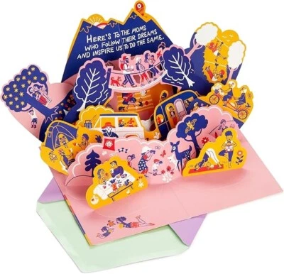 Hallmark Mother's Day Pop-Up Card | Life's an Adventure Theme | 3D | - Image 1 of 4