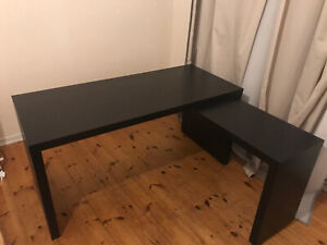 IKEA Malm Schreibtisch ausziehbar