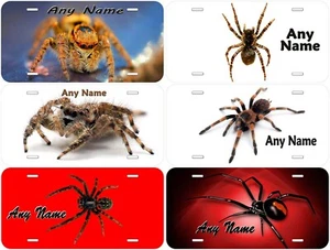 Spinne beliebiger Name personalisiert Neuheit Auto Nummernschild - Bild 1 von 11