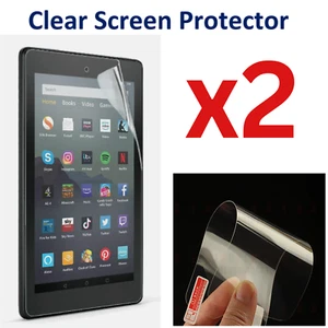 2 X Clear HD Screen Protector Cover For Amazon Fire 7" (7th Gen) 2017  - Picture 1 of 6