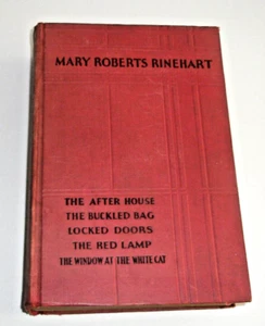 Mary Roberts Rinehart's Crime Book 1925  HC After House Buckled Bag Red Lamp +2 - Picture 1 of 9