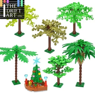 Forest Parts Trunk Palm Pine Grass Parts for Lego Sets Building Blocks Sets DIY - Image 1 of 4