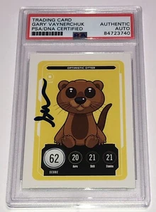Gary Vaynerchuk signierte Vee Friends Optimistic Otter VeeFriends Karte PSA DNA - Bild 1 von 2